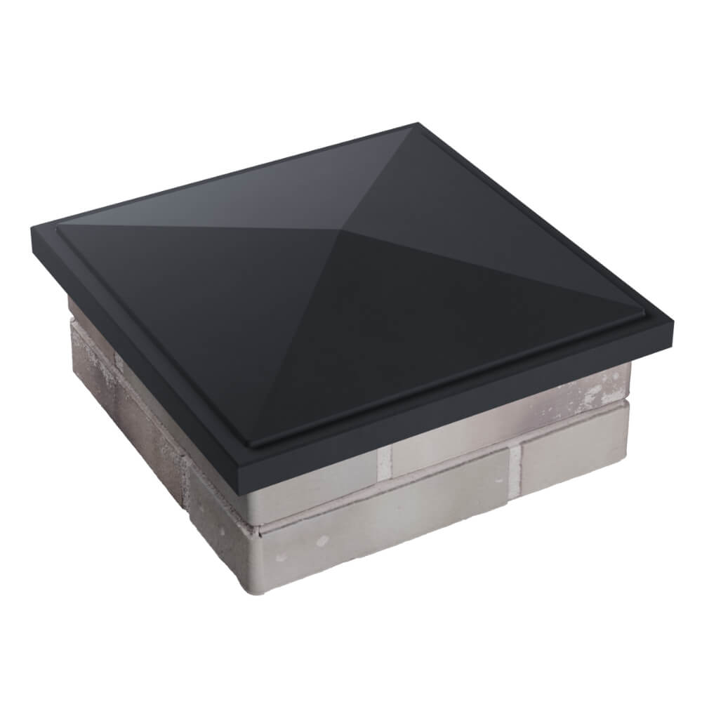 Колпак Zking БонаМоно Серый на столб 1.5х1.5 кирпича (385х385, 400х400мм) в Горно-Алтайске фото