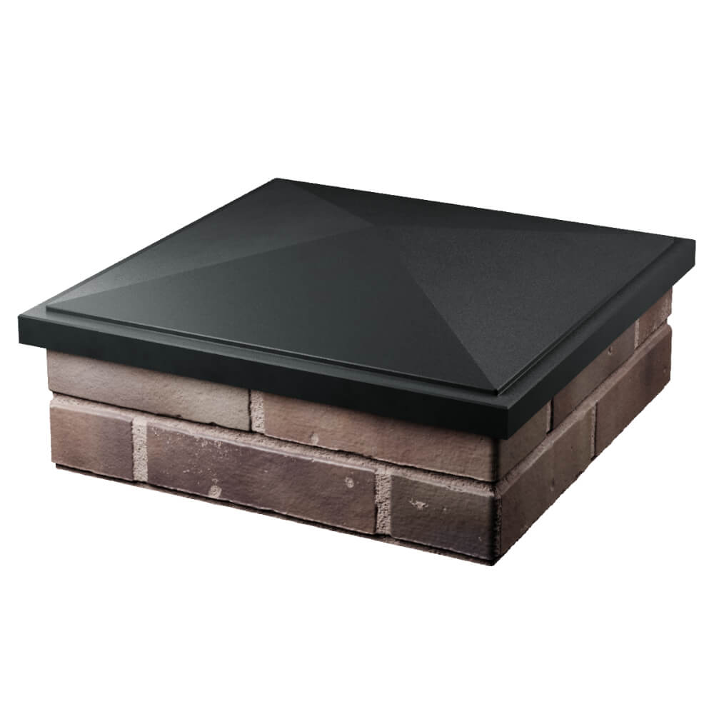 Колпак Zking БонаМоно Черный на столб 2х2 кирпича (515х515, 530х530мм) в Горно-Алтайске фото