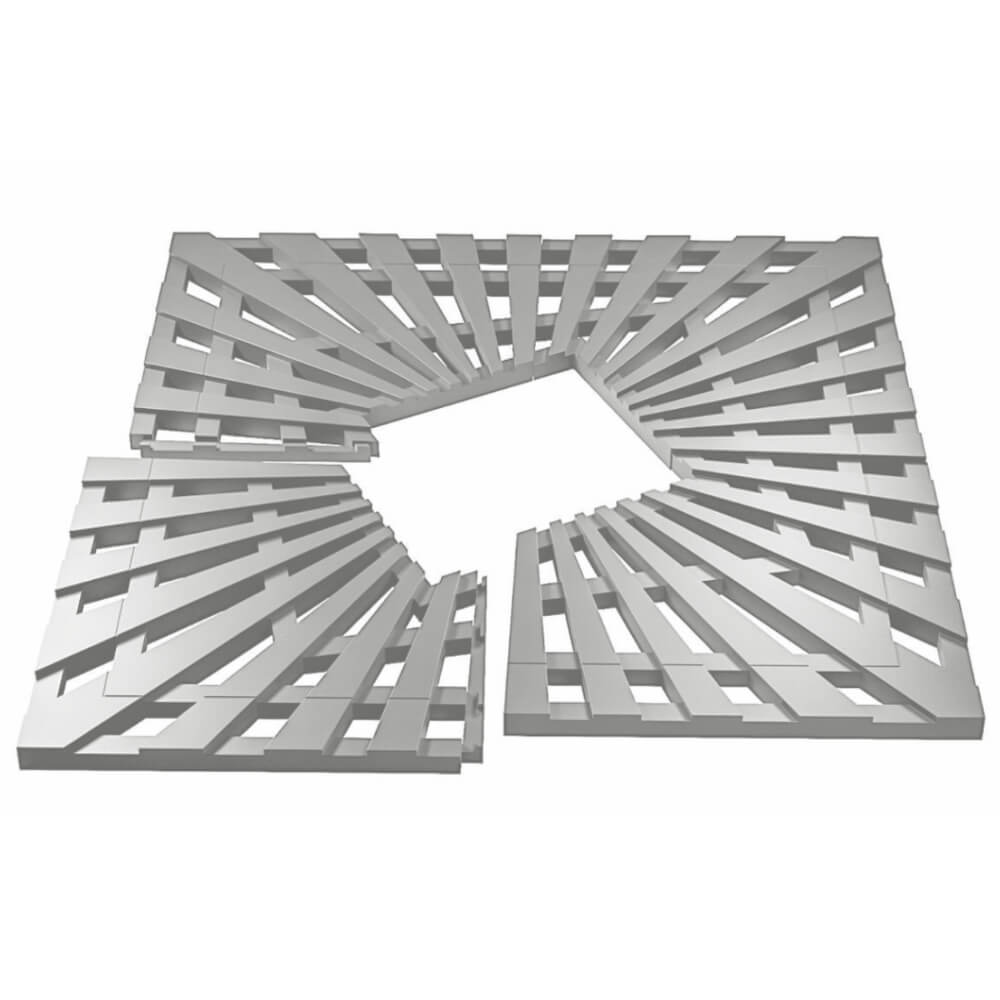 Приствольная решетка для дерева ZKING ATMOSPHERE 1.2х1.2м Бежевая