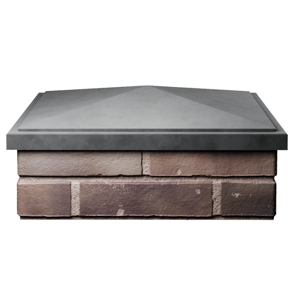 Колпак Zking БонаМоно Серый на столб 2х2 кирпича (515х515, 530х530мм) Горно-Алтайск фото