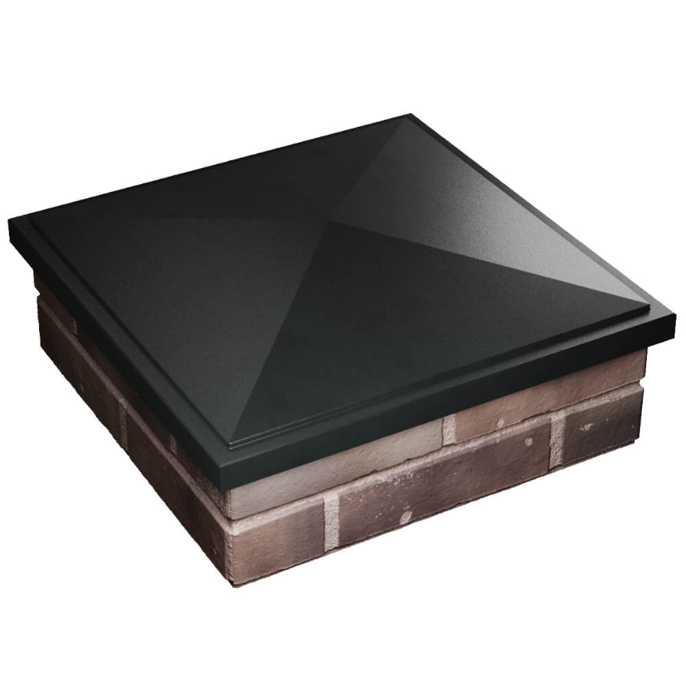 Колпак Zking БонаМоно Черный на столб 2х2 кирпича (515х515, 530х530мм) в Горно-Алтайске фото