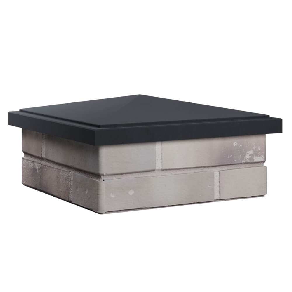 Колпак Zking БонаМоно Серый на столб 1.5х1.5 кирпича (385х385, 400х400мм) в Горно-Алтайске фото